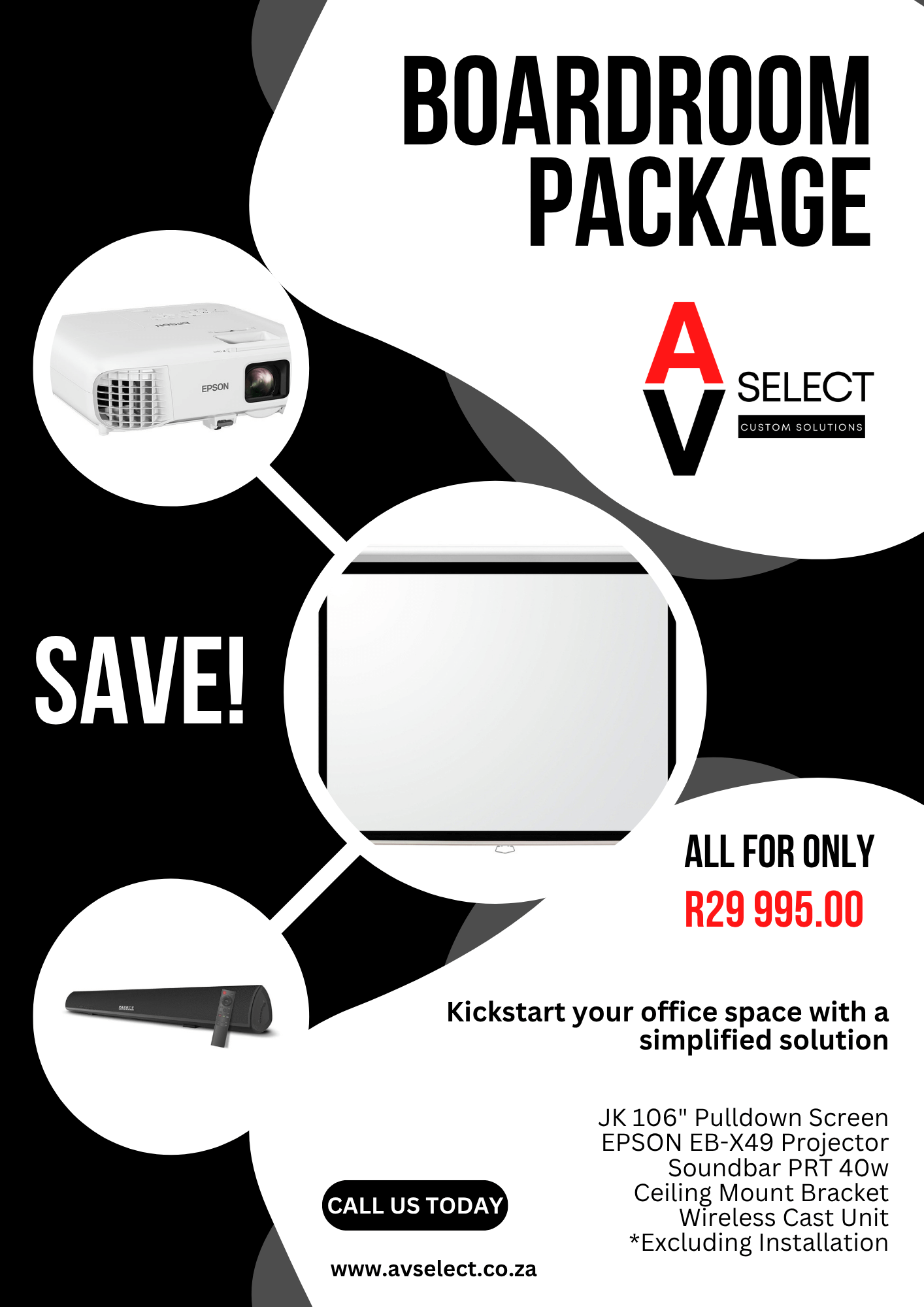 Boardroom package advert